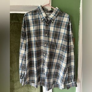Brooks Brothers by Braemar Tartan /Plaid Button down dress shirt made in USA
